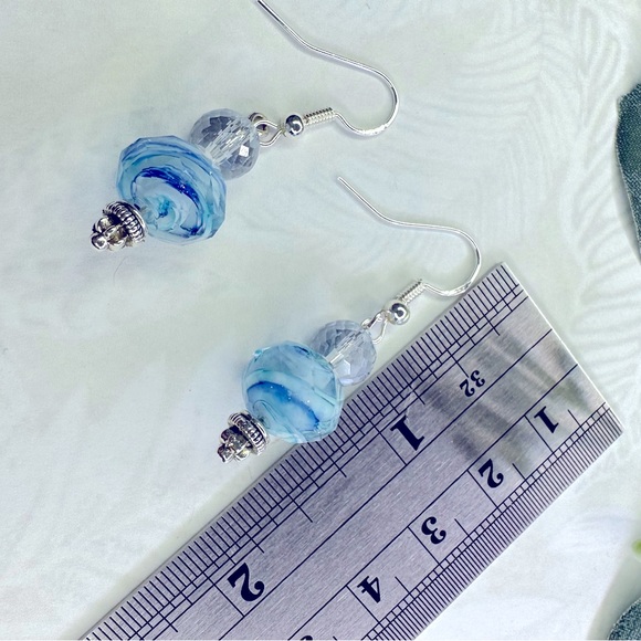 3/$25 Faceted Glass Earrings - Pick Your Fave! - Picture 8 of 16